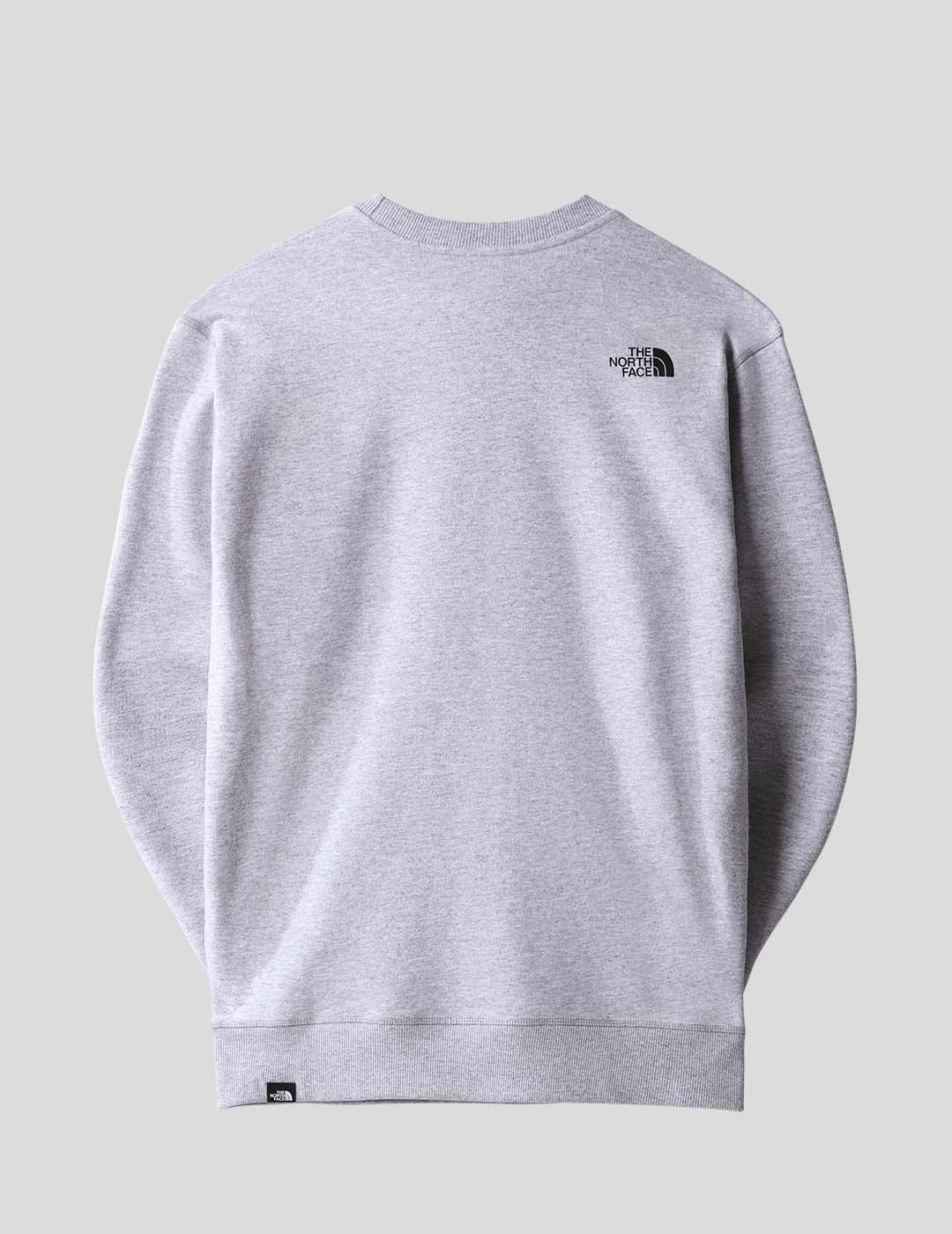 SUDADERA THE NORTH FACE SIMPLE DOME CREW  TNF LIGHT GREY HEATHER