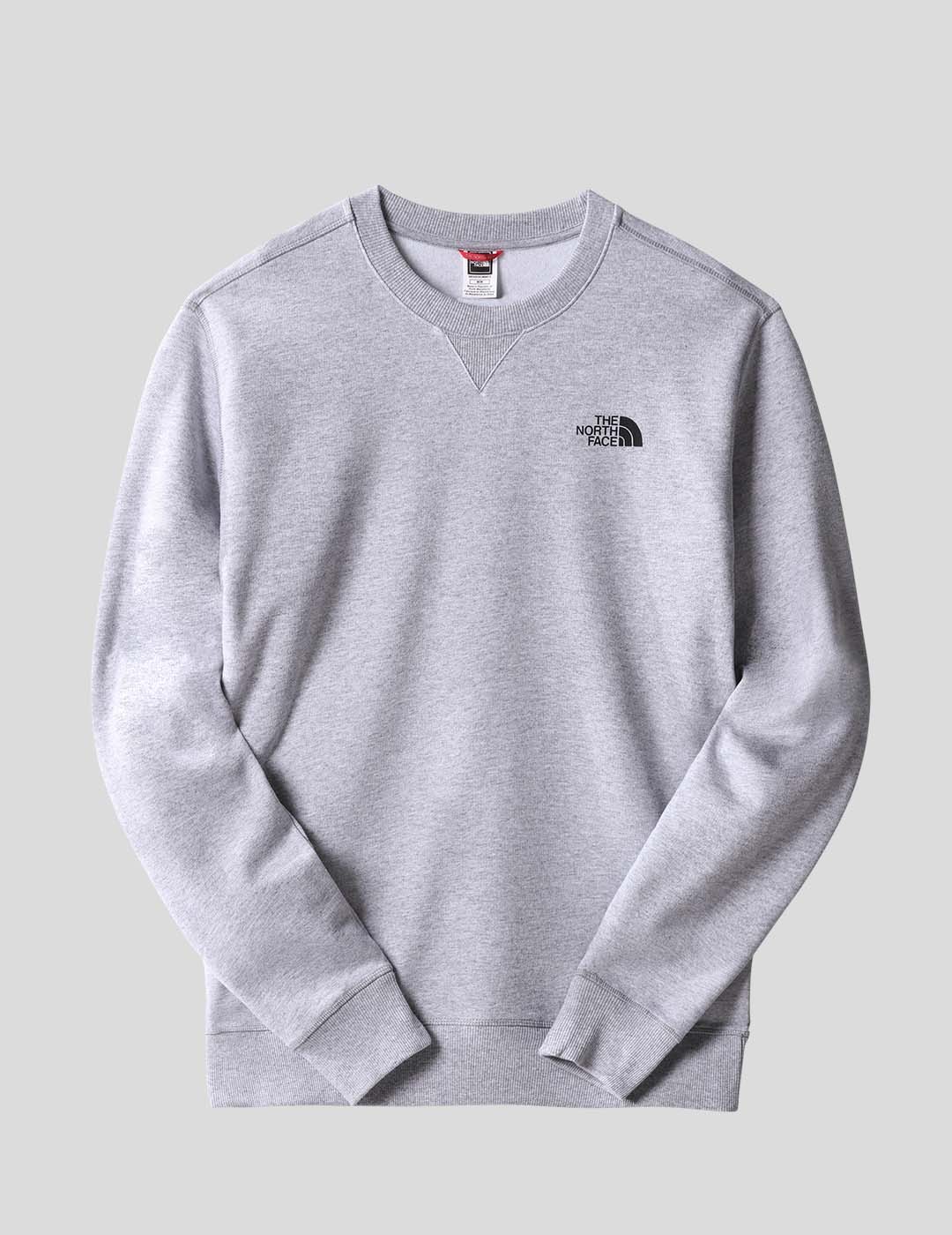 SUDADERA THE NORTH FACE SIMPLE DOME CREW  TNF LIGHT GREY HEATHER