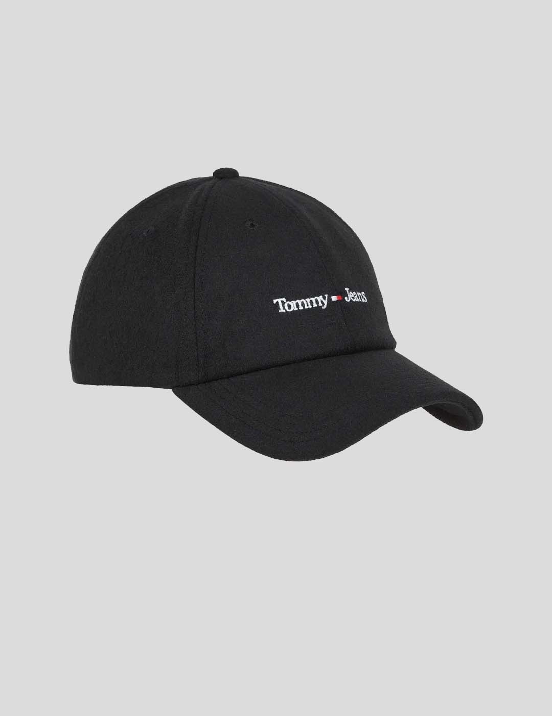 GORRA TOMMY JEANS SPORT ELEVATED CAP BDS BLACK