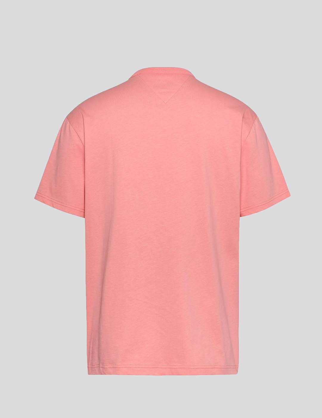 CAMISETA TOMMY JEANS REGULAR CORP SIGNATURE TEE TIC PINK