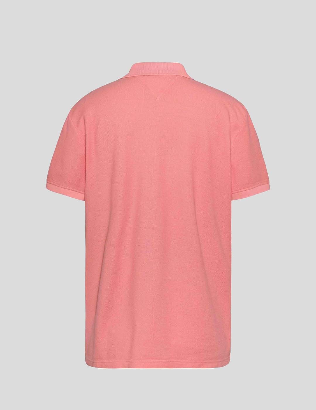 CAMISETA TOMMY JEANS GD BADGE POLO TIC PINK