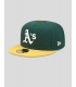 GORRA NEW ERA OAKLAND ATHLETICS MLB 59FIFTY FITTED  GREEN/YELLOW