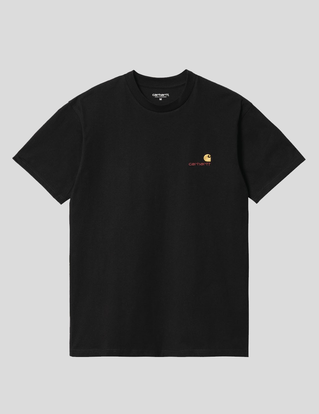 CAMISETA CARHARTT WIP  AMERICAN SCRIPT TEE  BLACK