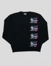 Sudadera Bisous Skateboards Radio Skate Crew Negra