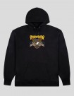 SUDADERA THRASHER X ANTIHERO EAGLEGRAM HOOD  BLACK
