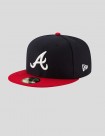 GORRA NEW ERA ATLANTA BRAVES AUTHENTIC ON FILED 59FIFTY   BLACK/RED