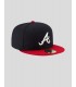 GORRA NEW ERA ATLANTA BRAVES AUTHENTIC ON FILED 59FIFTY   BLACK/RED