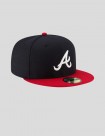 Gorra New Era Atlanta Braves Authentic On Field 59Fifty Negra/Roja
