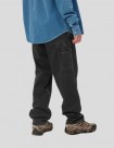 PANTALÓN CARHARTT WIP SINGLE KNEE NEGRO (LAVADO)