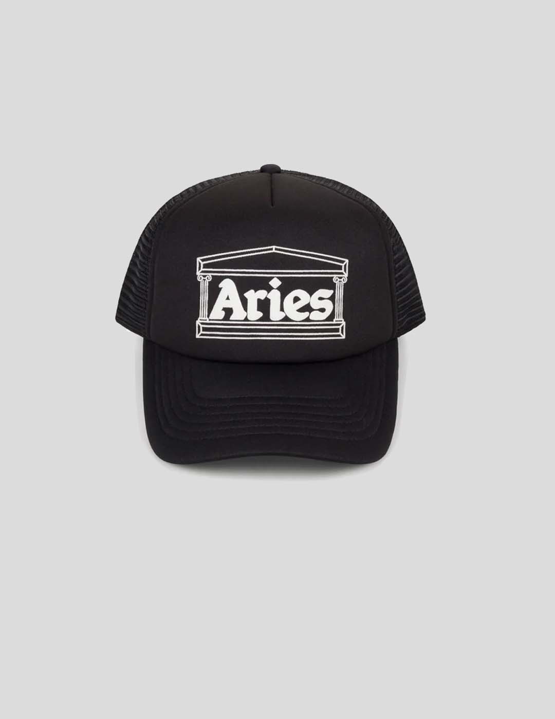 GORRA ARIES ARISE TEMPLE TRUCKER CAP   BLACK