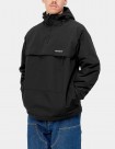 Chaqueta Carhartt WIP Windbreaker Pullover Negra-Blanca