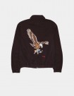 CHAQUETA FUCKING AWESOME  WASHED HARRINGTON JACKET  BLACK