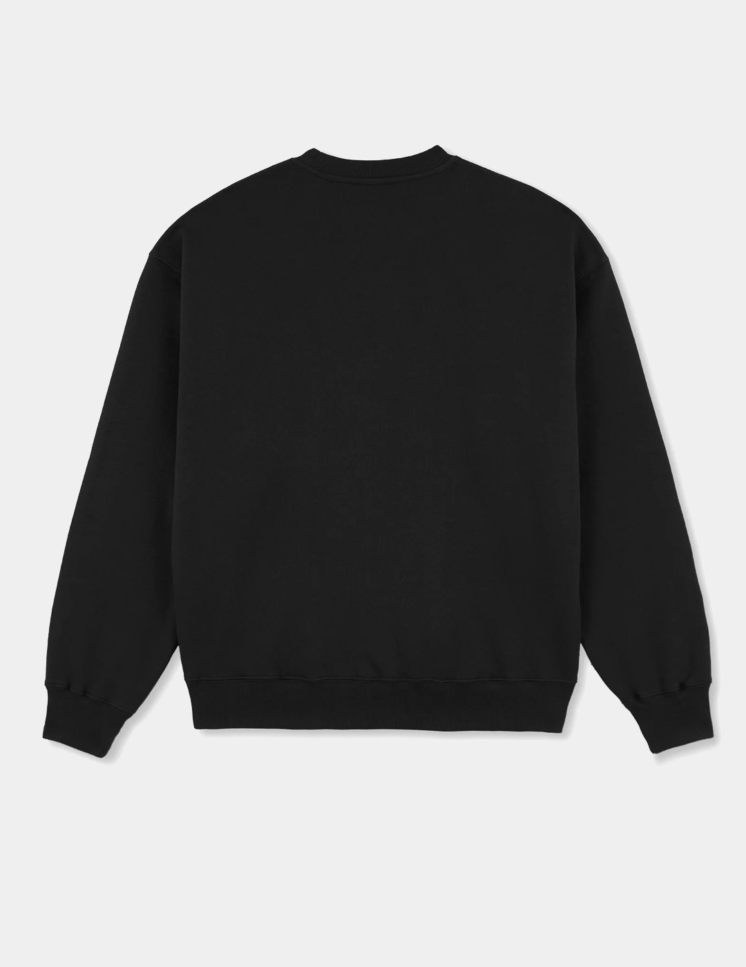SUDADERA POLAR SKATE CO SURF LOGO DAVE CREWNECK  BLACK