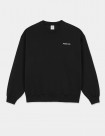 SUDADERA POLAR SKATE CO SURF LOGO DAVE CREWNECK NEGRO