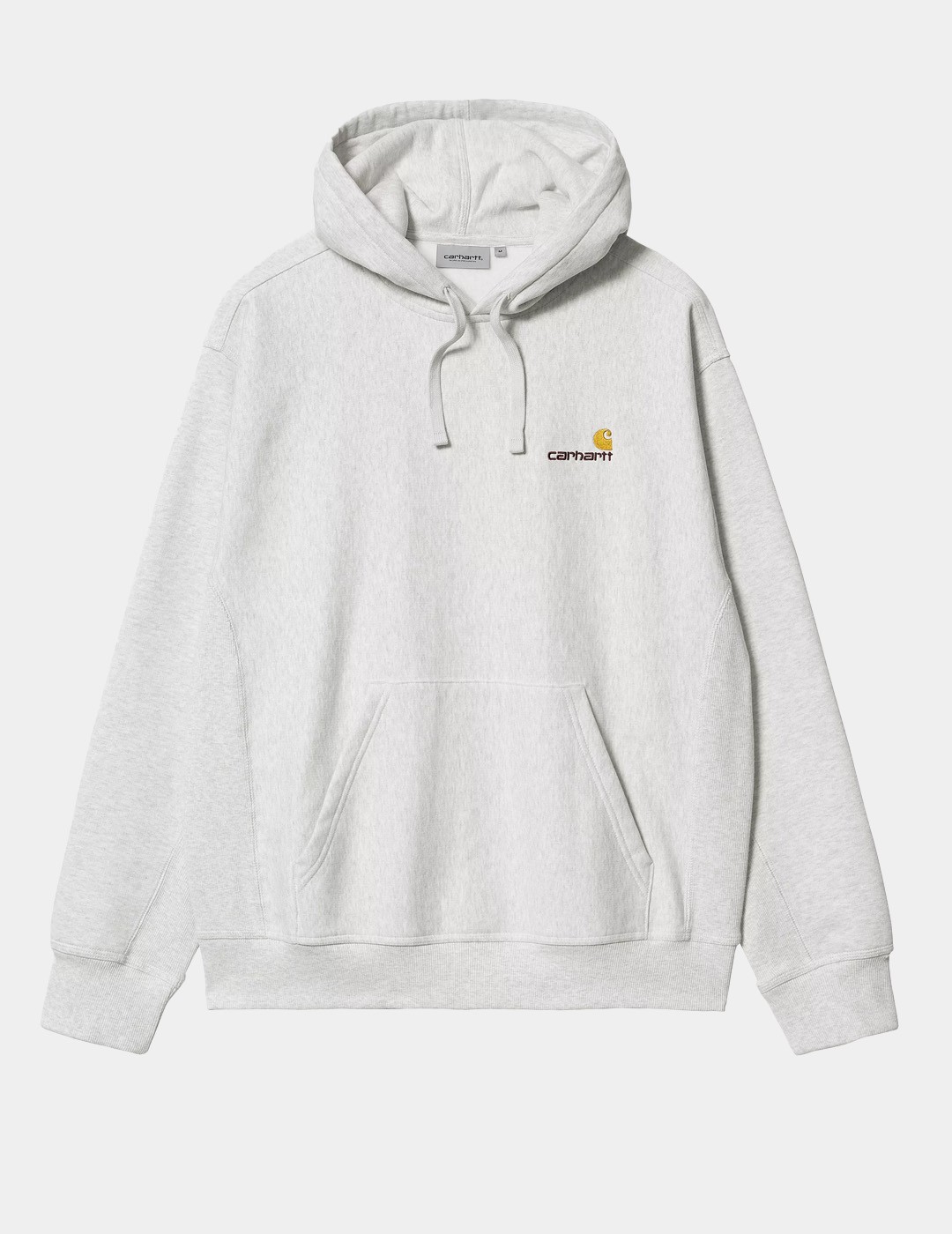 Sudadera Carhartt WIP Hooded American Script Sweatshirt Gris Claro