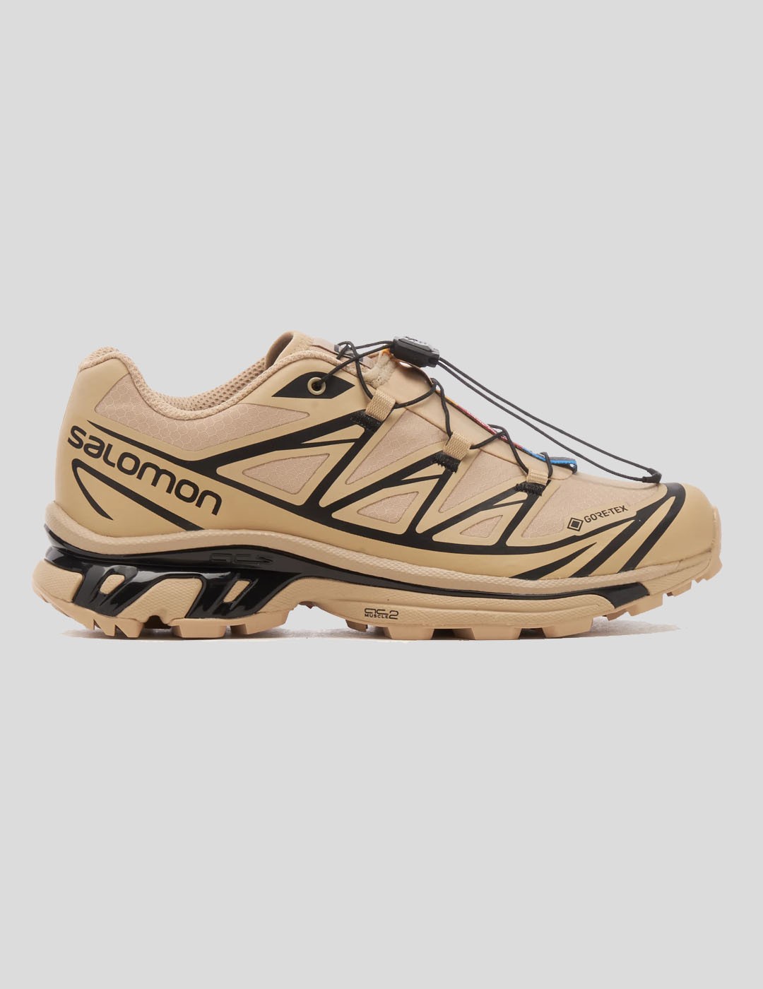 ZAPATILLAS SALOMON XT-6 GTX  SAFARI-SAFARI BLACK