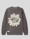 SUDADERA BUTTER GOODS SUNFLOWER KNIT SWEATER  CHARCOAL