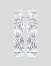 CALCETINES STANCE DJ TROOPER CREW SOCKS  WHITE
