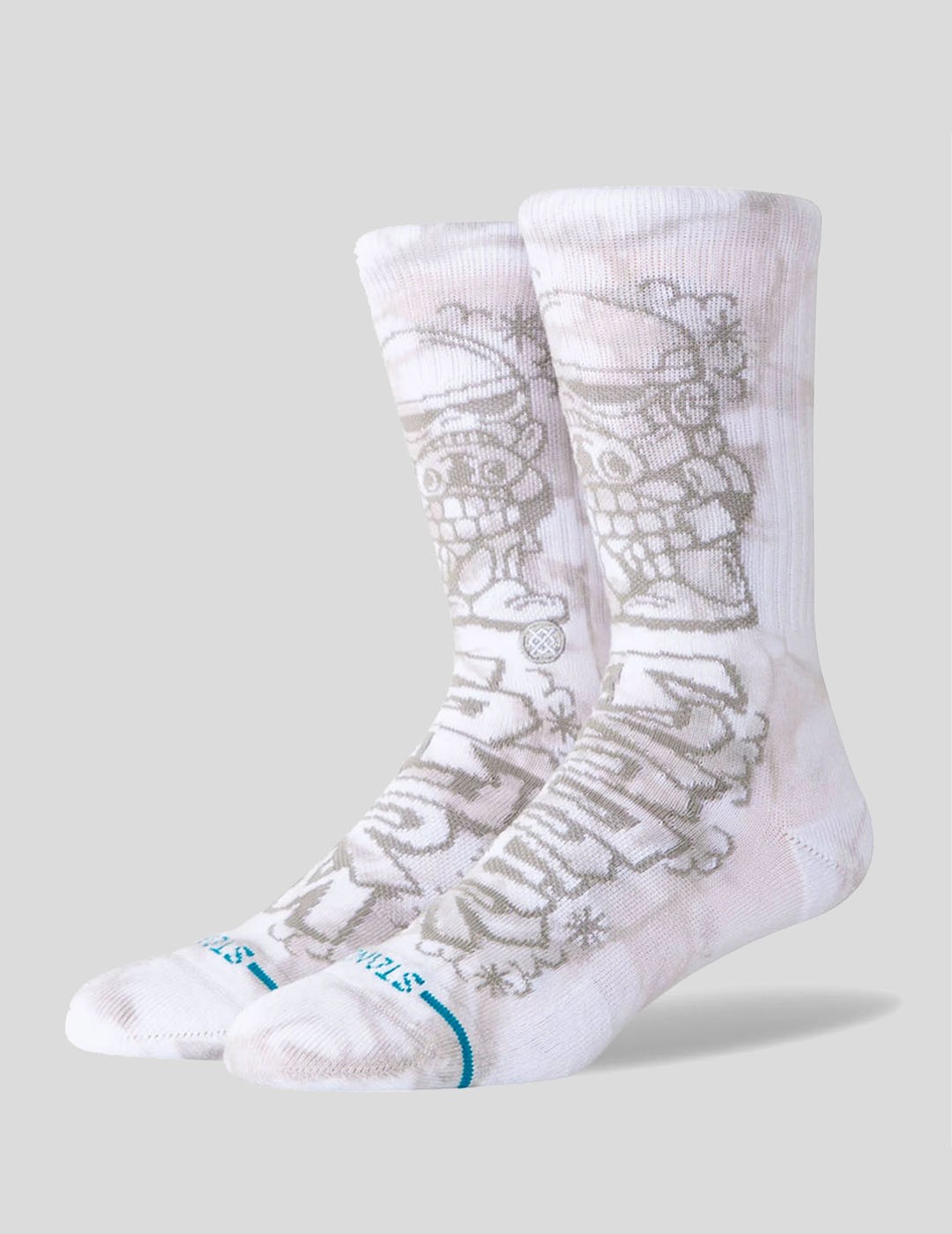 CALCETINES STANCE DJ TROOPER CREW SOCKS  WHITE