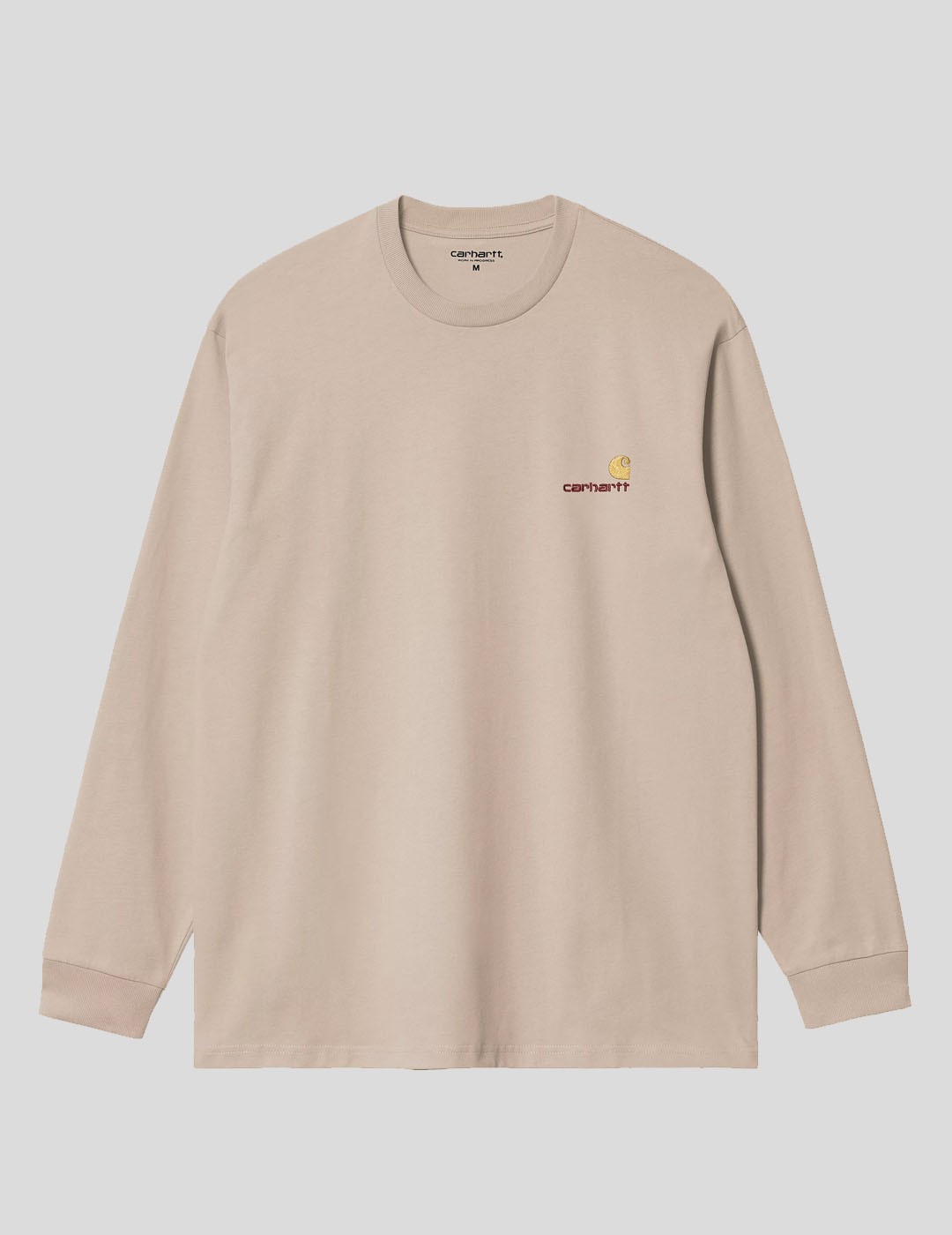 CAMISETA CARHARTT WIP  AMERICAN SCRIPT LS TEE  FLER DE SEL