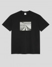 CAMISETA POLAR SKATE CO OPEN FIELDS TEE  BLACK