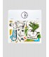 ACCESORIOS POLAR SKATE CO STICKER PACK JACOBS CORNER   MULTI
