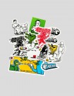 ACCESORIOS POLAR SKATE CO STICKER PACK JACOBS CORNER   MULTI
