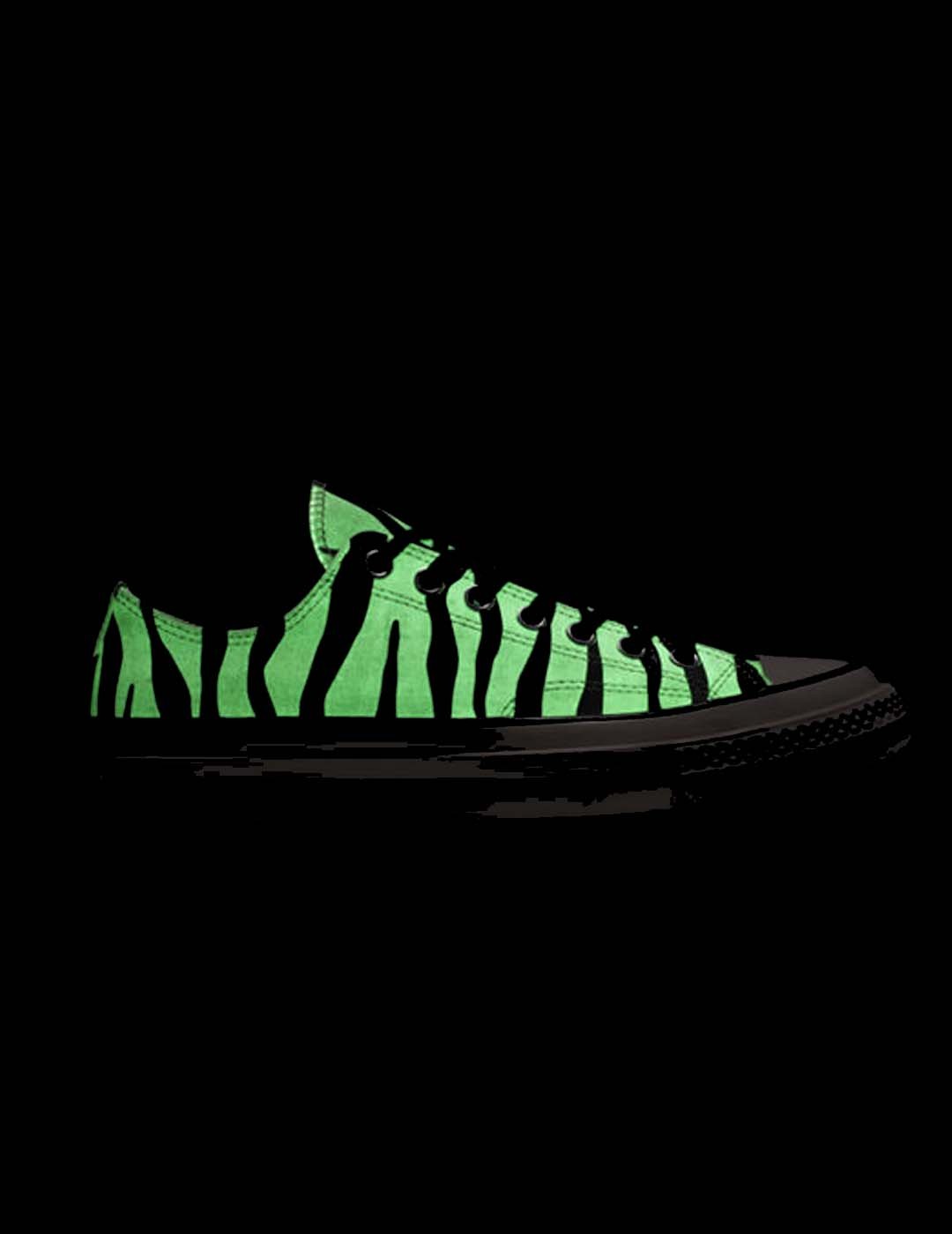 ZAPATILLAS CONVERSE CHUCK 70 OX GLOW IN THE DARK  LIGHT DUNE-BLACK-EGRET