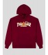 SUDADERA THRASHER X TOY MONSTER VORTEX HOOD  MAROON