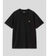 CAMISETA CARHARTT WIP  CHASE TEE     BLACK