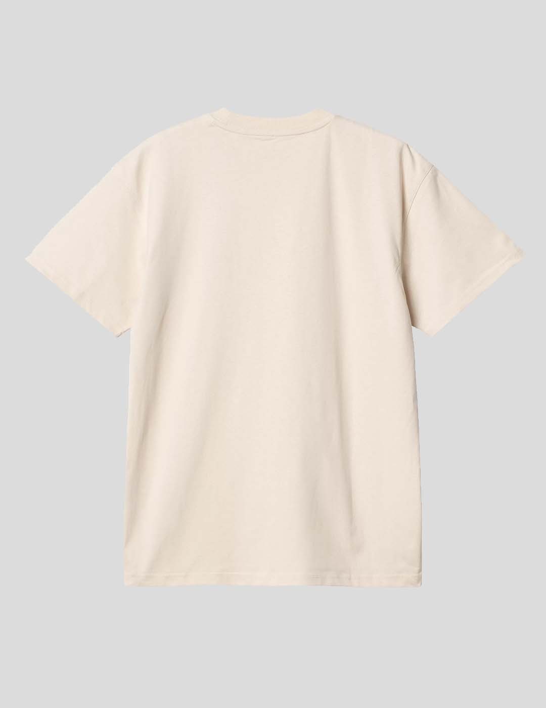 CAMISETA CARHARTT WIP  AMERICAN SCRIPT TEE  NATURAL