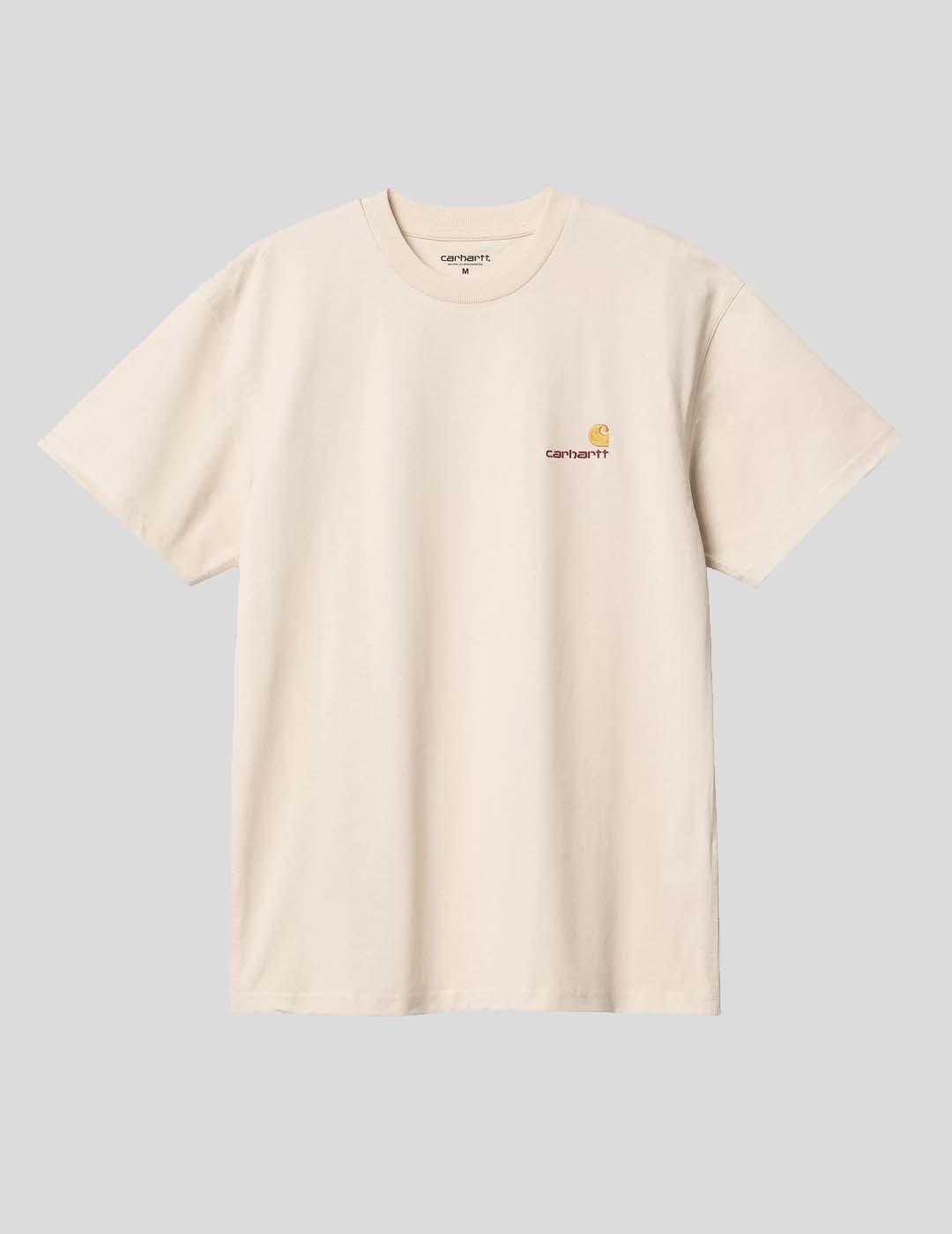 CAMISETA CARHARTT WIP  AMERICAN SCRIPT TEE  NATURAL