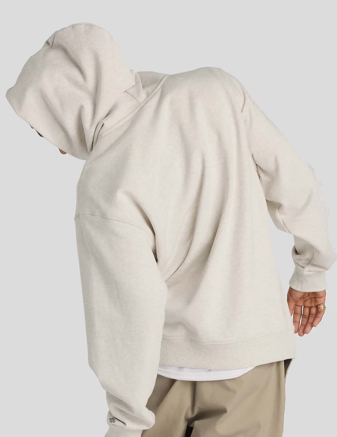 SUDADERA NEW BALANCE NUMERIC FRENCH TERRY HOODIE  OATMEAL HEATHER