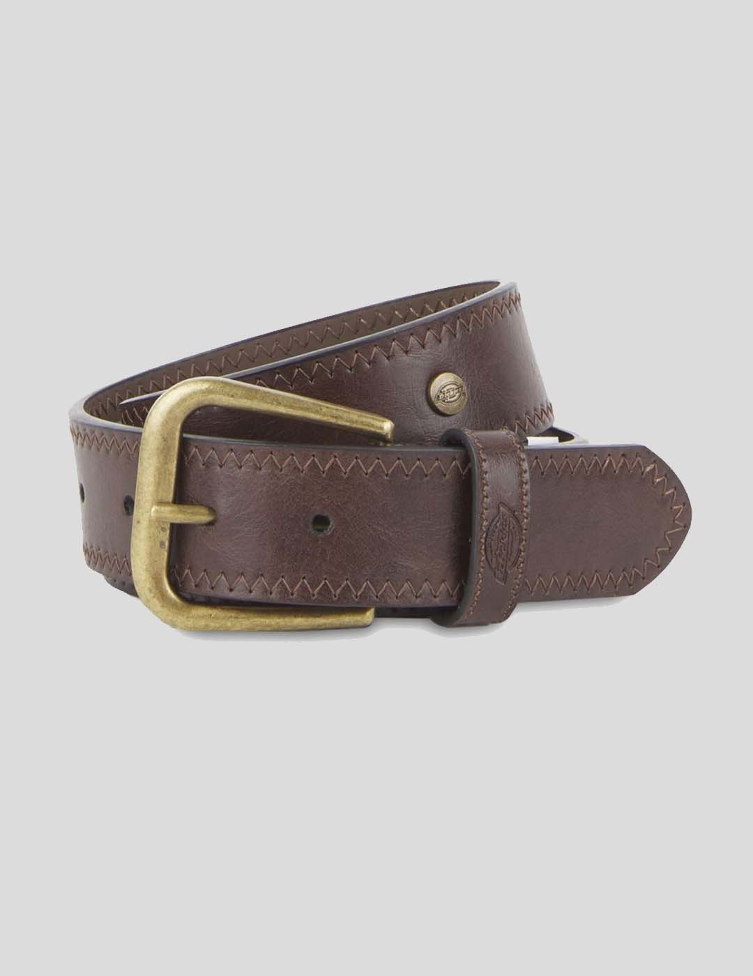 CINTURÓN DICKIES STUDDED BELT  DARK BROWN