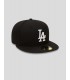 GORRA NEW ERA MLB LA DODGERS ESSENTIAL 59FIFTY  BLACK-WHITE