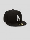GORRA NEW ERA MLB LA DODGERS ESSENTIAL 59FIFTY  BLACK-WHITE
