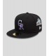GORRA NEW ERA COLORADO ROCKETS  MLB ALL OVER PRINT 59FIFTY  BLACK