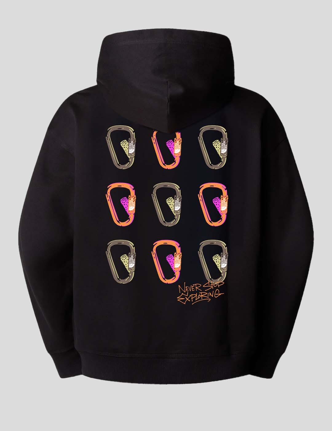 SUDADERA THE NORTH FACE NSE OVERSIZED HD HOODIE  TNF BLACK