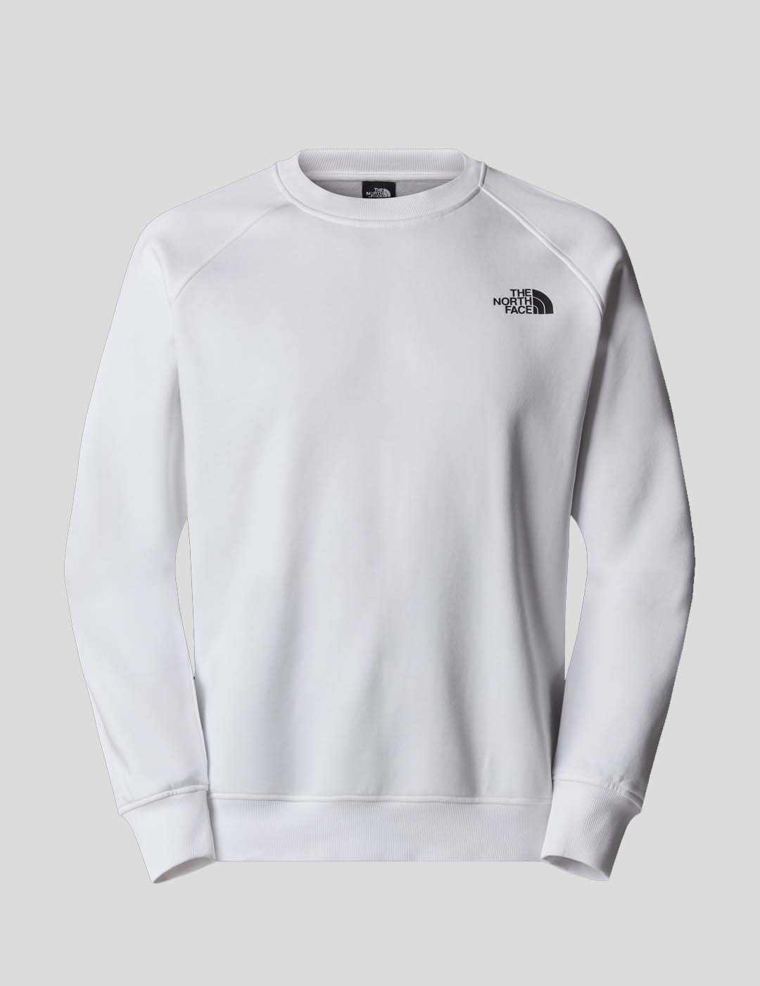 SUDADERA THE NORTH FACE RAGLAN REDBOX CREW  TNF WHITE