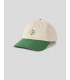 GORRA POLAR SKATE CO STROKE LOGO SAI CAP  ECRU-GREEN