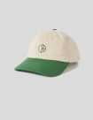 GORRA POLAR SKATE CO STROKE LOGO SAI CAP  ECRU-GREEN