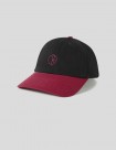GORRA POLAR SKATE CO STROKE LOGO SAI CAP  BLACK-REDCURRANT