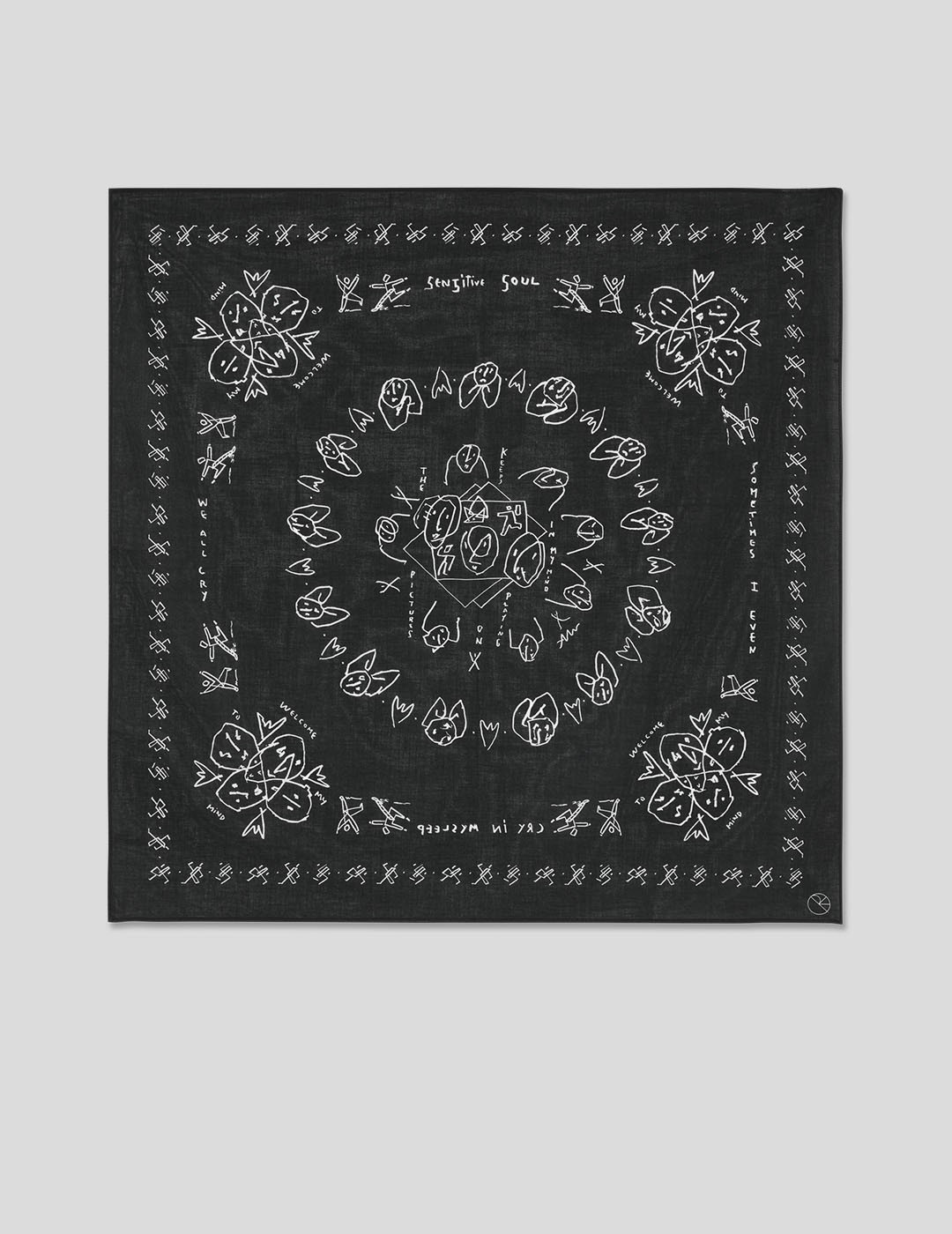ACCESORIOS POLAR SKATE CO BANDANA  BLACK