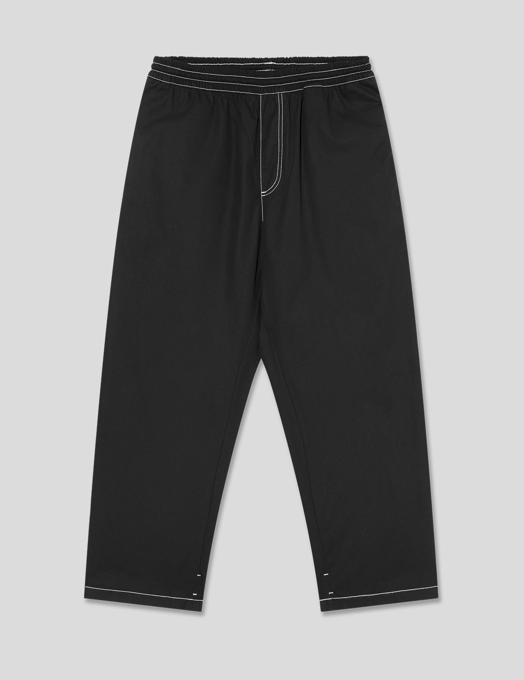 PANTALÓN POLAR SKATE CO CONTRAST SURF PANTS  BLACK-WHITE