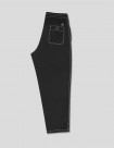 PANTALÓN POLAR SKATE CO CONTRAST SURF PANTS  BLACK-WHITE