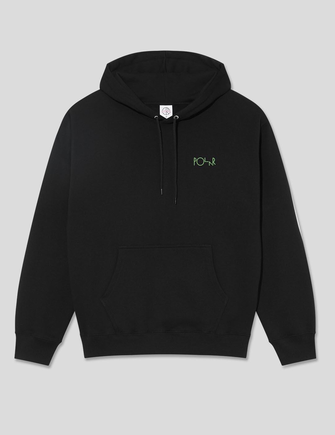 SUDADERA POLAR SKATE CO DAVE HOODIE FILL LOGO OURSELVES COLLAGE  BLACK
