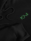 SUDADERA POLAR SKATE CO DAVE HOODIE FILL LOGO OURSELVES COLLAGE  BLACK