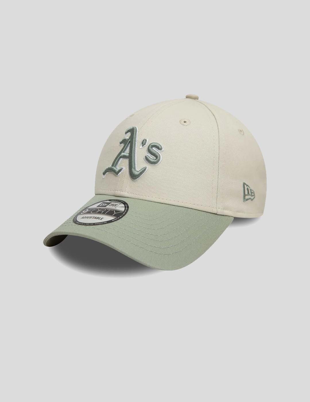 GORRA NEW ERA OAKLAND WORLD SERIES PATCH 9FORTY  CREAM