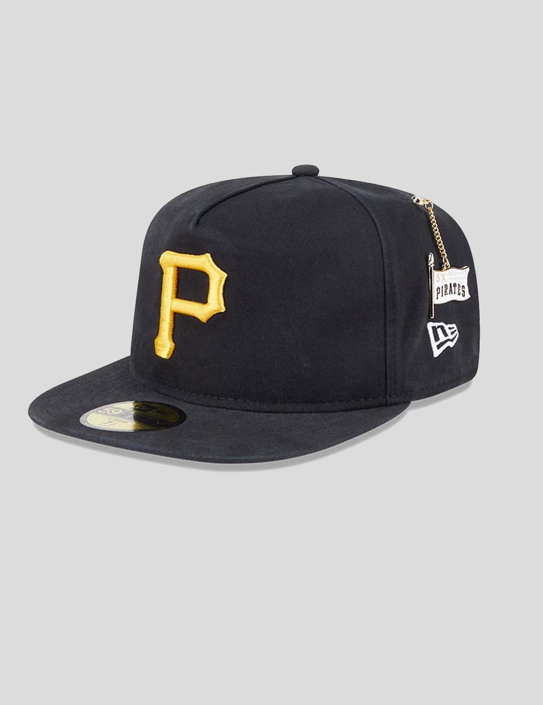 GORRA NEW ERA PITTSBURGH PIRATES CHAMPIONSHIP SIDE FLAG 59FIFTY  BLACK