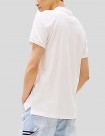 CAMISETA TOMMY JEANS FLAG PATCH SLIM POLO  ECRU